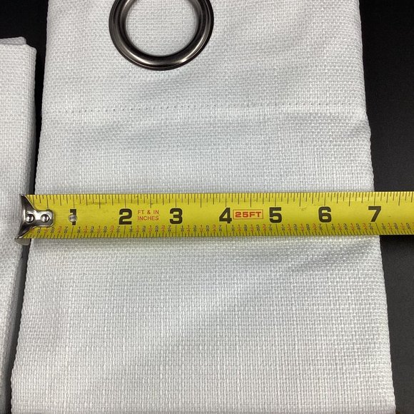 Max 100 Blackout 100% Noise Reducing Grommet Top 2 Panels White 38x84 Org $100 - Picture 9 of 9